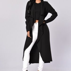 Business casual coat- Black